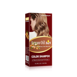 EcoByLife Hair coloring shampoo Brown with Argan oil 400ml