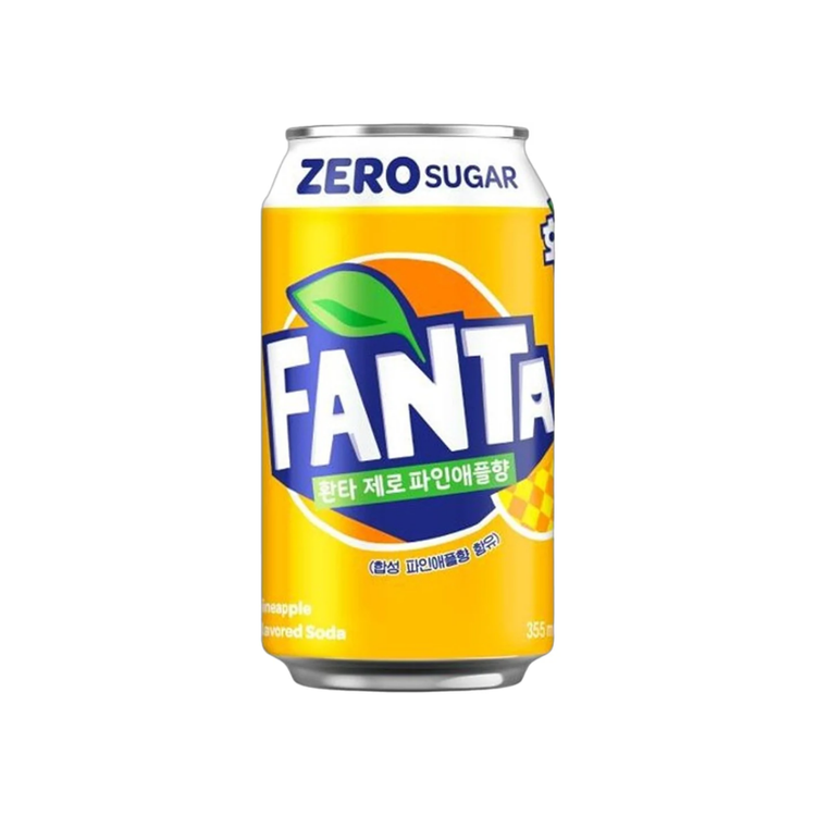 Fanta - Pineapple Zero Korea 350ml x 24