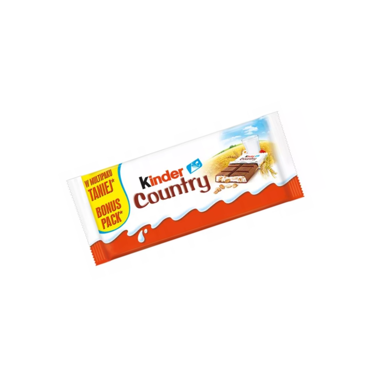 Ferrero Kinder Country Bar With Milk Filling With Seeds 94g x 24