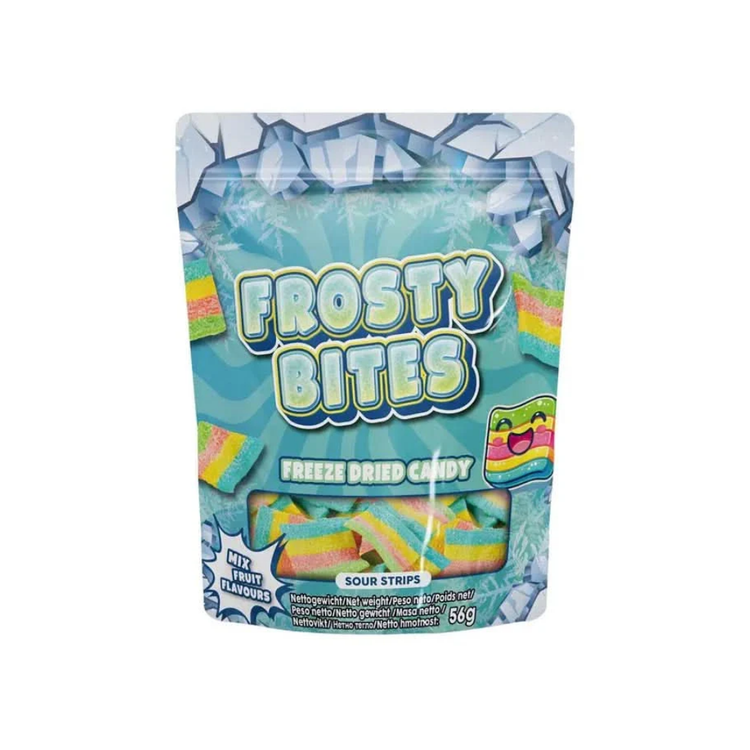 Frosty Bites Sour Strips 56g x 24