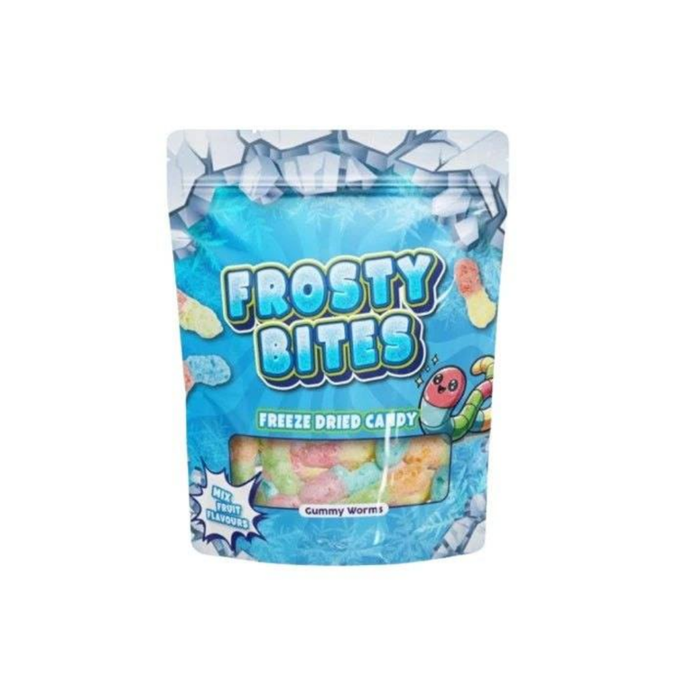 Frosty Bites Sour Worms 50g x 24