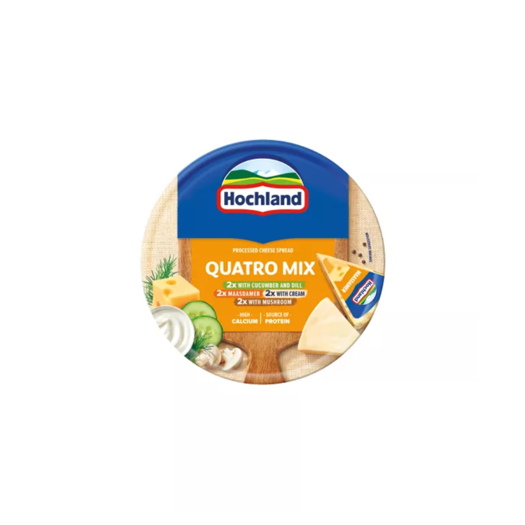 Hochland Kwartett Cream Cheese In Portions 140g X 30