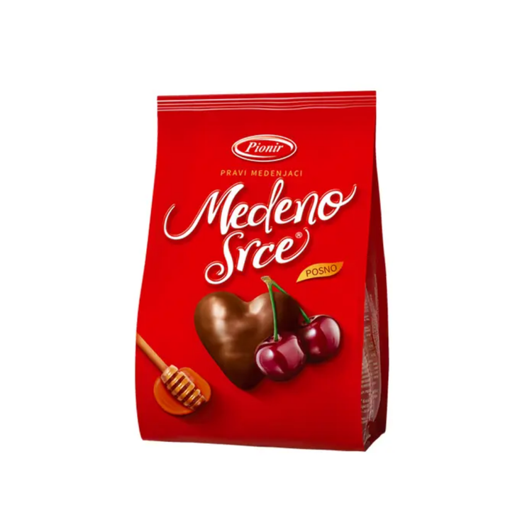 Pioneer Honey cake Medeno Srce Cherry Flavor 350g X 12