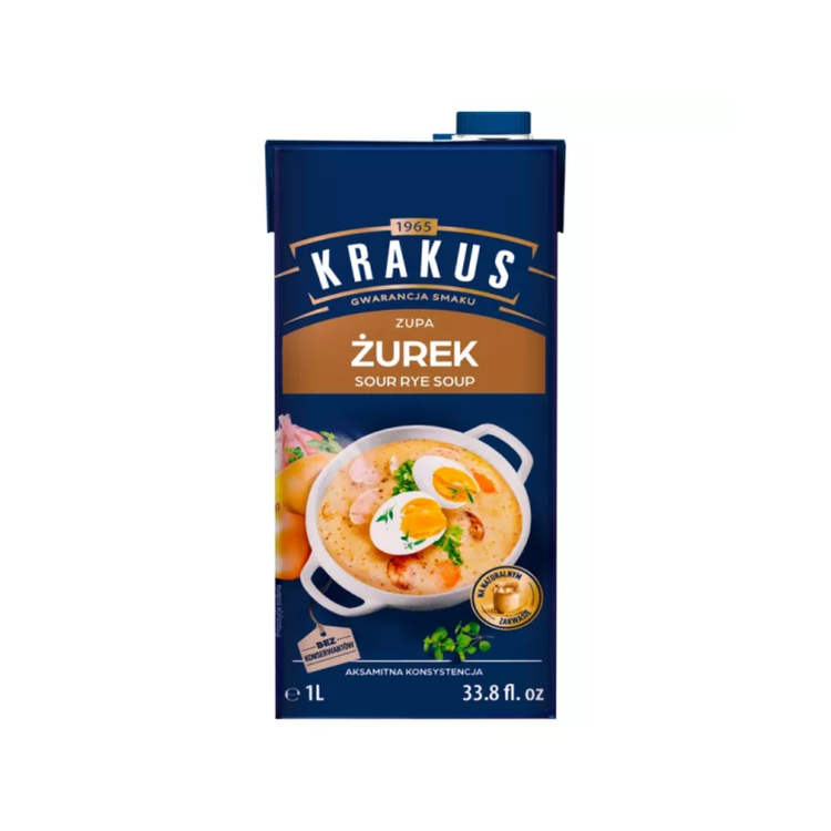 901 Krakus Polsk Sour Rye soup / sur rug suppe 8x1L