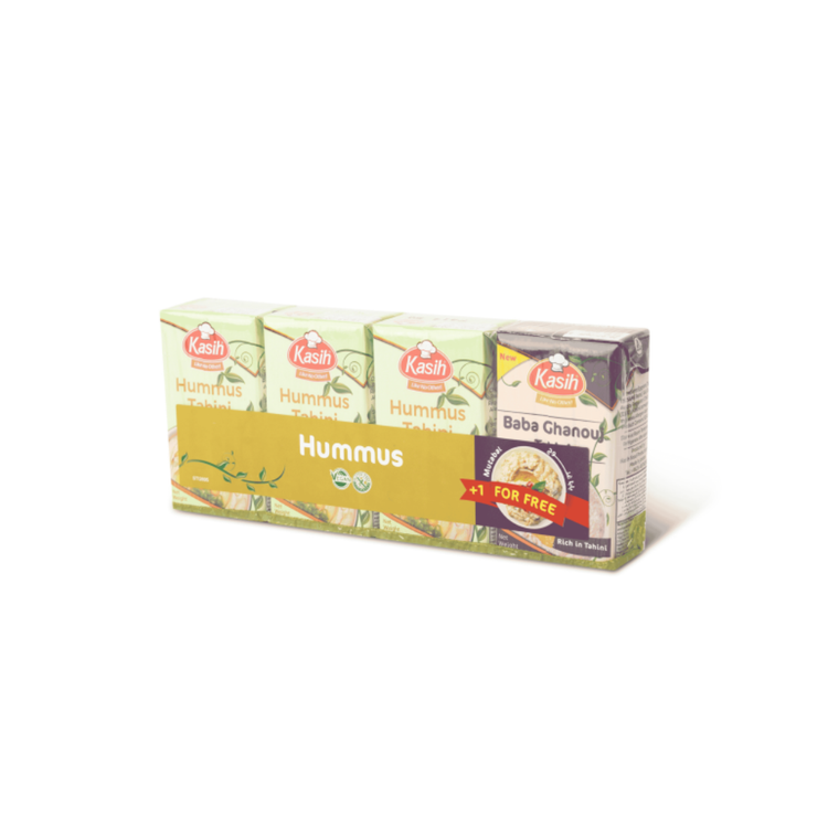 Kasih 12 X (3 hummus 135 g+ 1 Mutabel 135 g)