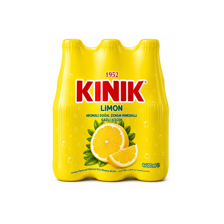 Kinik Lemon Mineral Water 200ml X 24