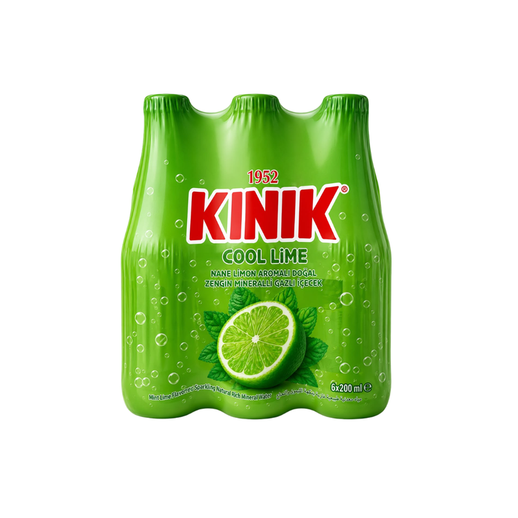 Kinik Lime Mineral Water 200ml X 24