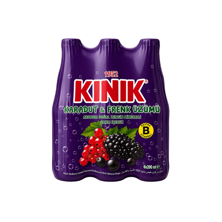 Kinik Mulberry Mineral Water 200ml X 24