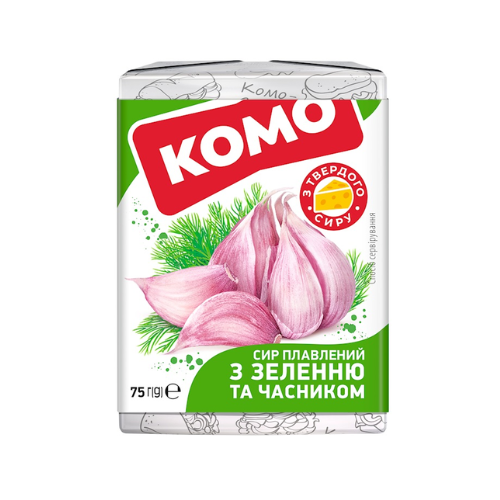 Komo Melted Cheese with Herbs & Garlic 75g x24