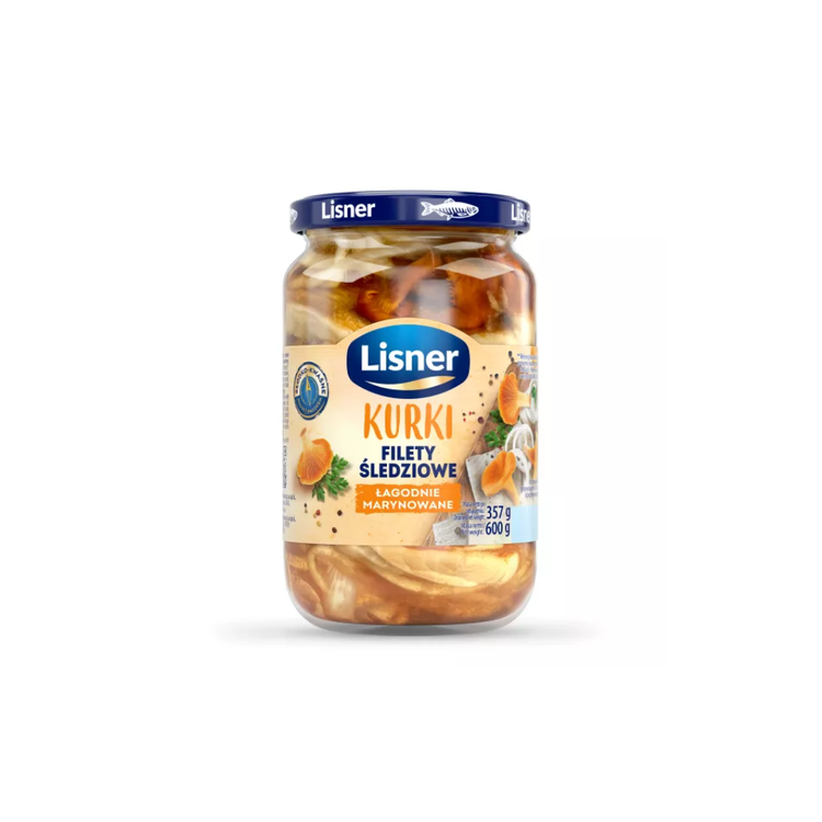 Lisner Chanterelles Mild Marinated Herring Fillets 600g X 6