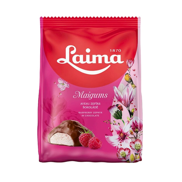 Laima Sefir with raspberry flavor in glaze 175g  x 6