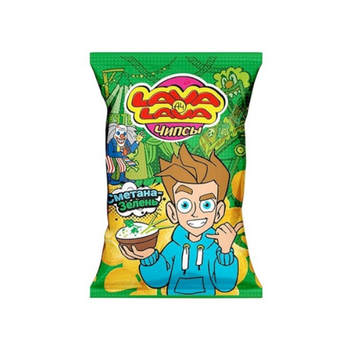 Lava Lava Sour Cream & Harb Flavored Chips 50g x24