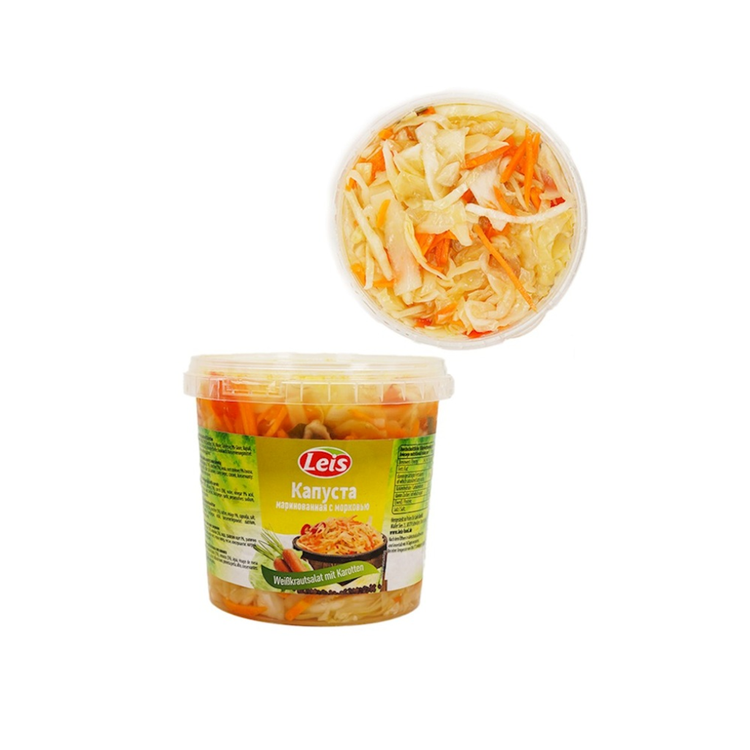 Leis White cabbage salad with carrots 1L (800g) X 6