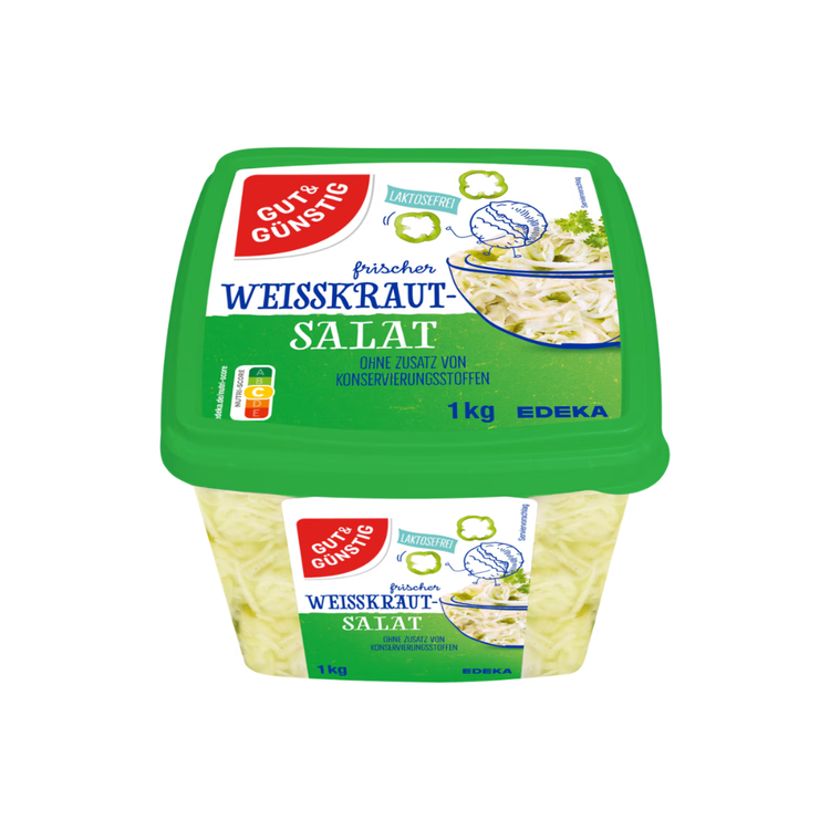 Leis white cabbage salad 1L (700 g) bucket X 6