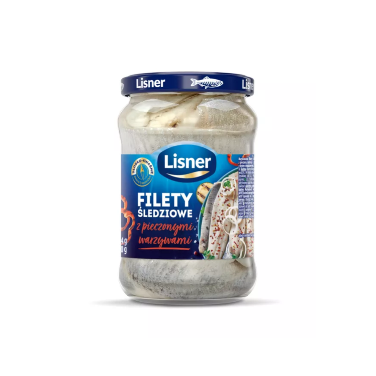 Lisner Atlantic Herring Fillets With Roasted Vegetables 600g x 6