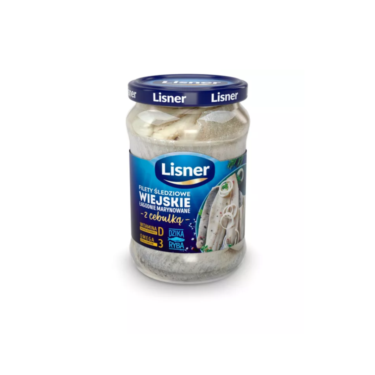 Lisner Country Style Herring Fillets With Onion 600g X 6