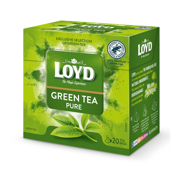 Loyd Green Tea 10 x 20 x 2g – Nordic Engros