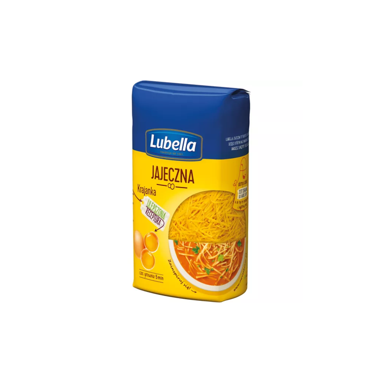 Lubella Jajeczna Short-Cut Pasta 250g  x 18