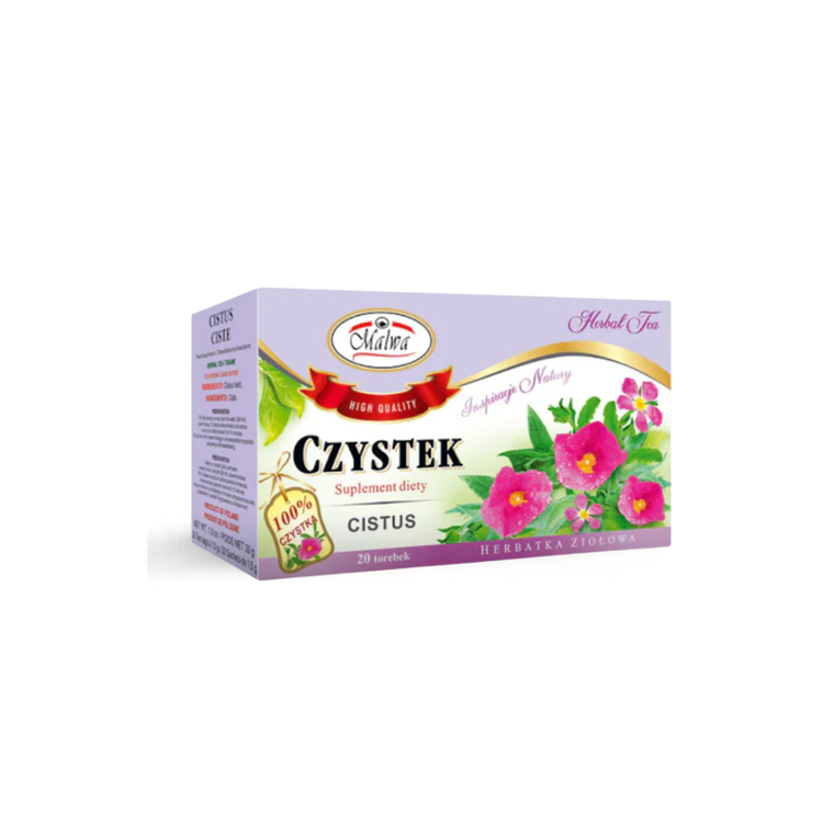 Malwa Cistus Food Supplement Herbal Tea 20*1,5G x 12