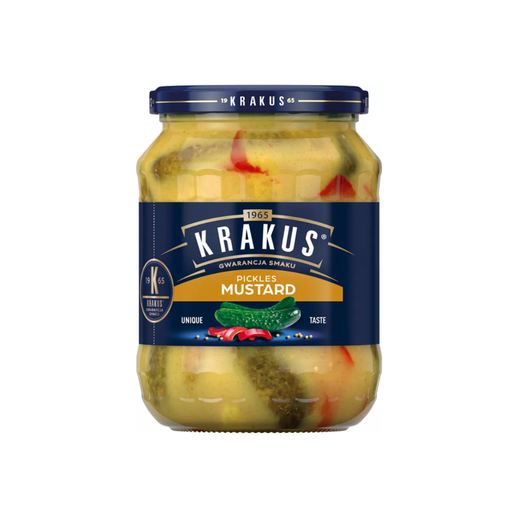 Maspex Krakus Cucumbers Cossack  Jar 670g x 6