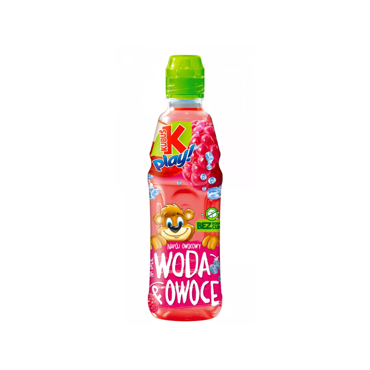 Kubus Play Apple And Raspberry Water & Fruit Drink 400ml X 12