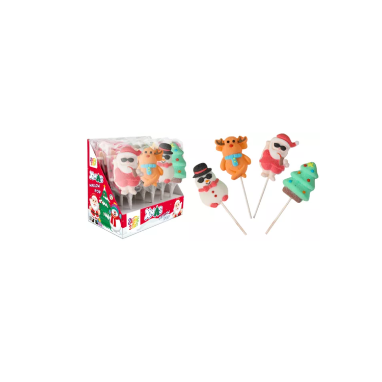 Maxco Xmas Mallow Lolly 25g x 24