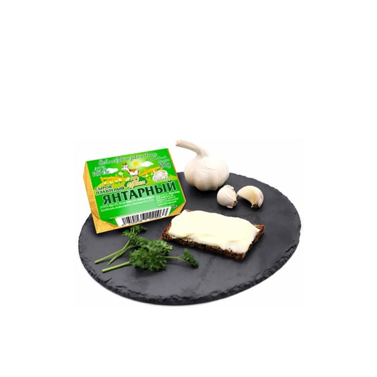 Melting cheese Jantarnij/Garlic 45% fat 100g X 10
