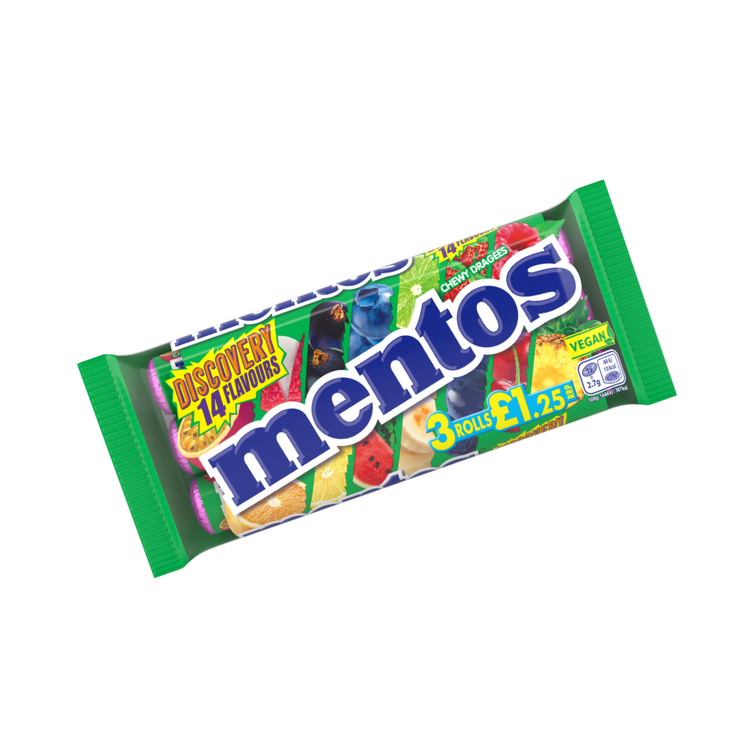 Mentos Discovery 3er Pack 114g x 25