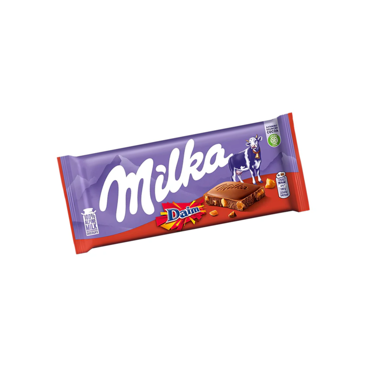 Milka Daim Chocolate 90g X 24