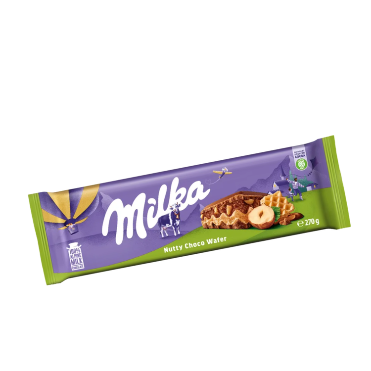 Milka Nutty Choco Waffer 270g x 13