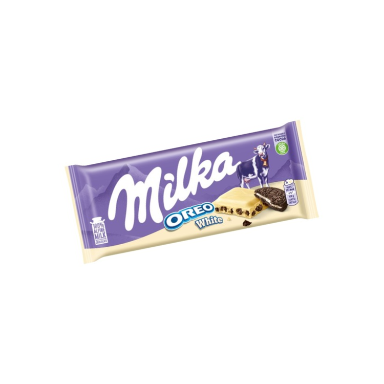 Milka Oreo White 100g X 22