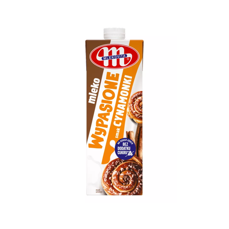 Mlekovita Wypasione Uht Milk Cinnamon 1l x 12