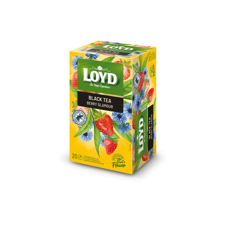 Mokate Loyd Black Tea Berry Glamour 20x1,7g X 8