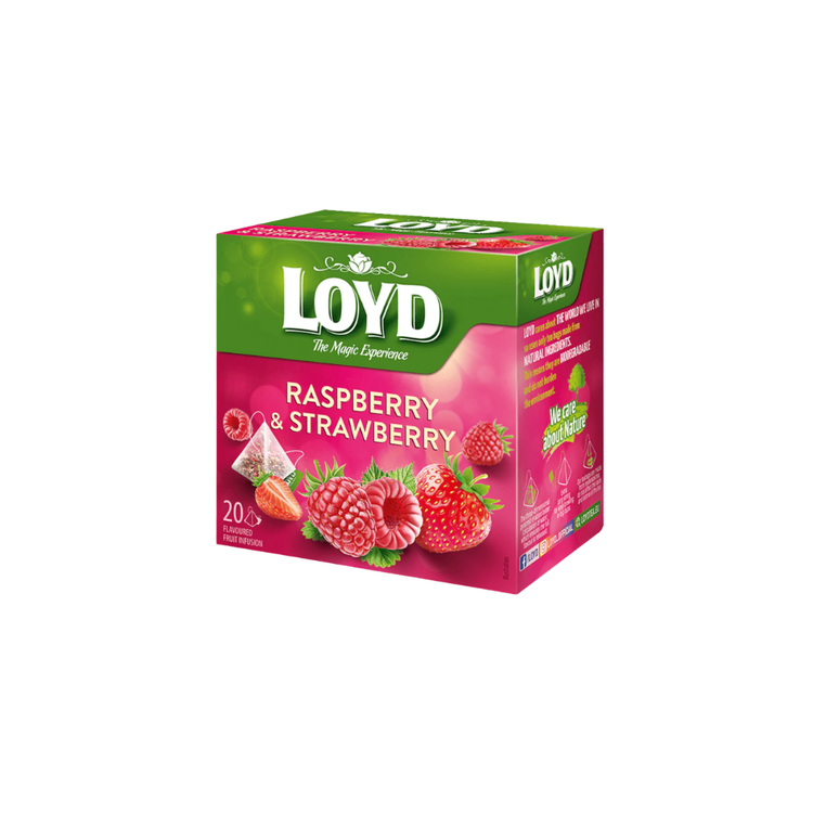 Loyd Tea Raspberry and Strawberry  10 x 20 x 2g