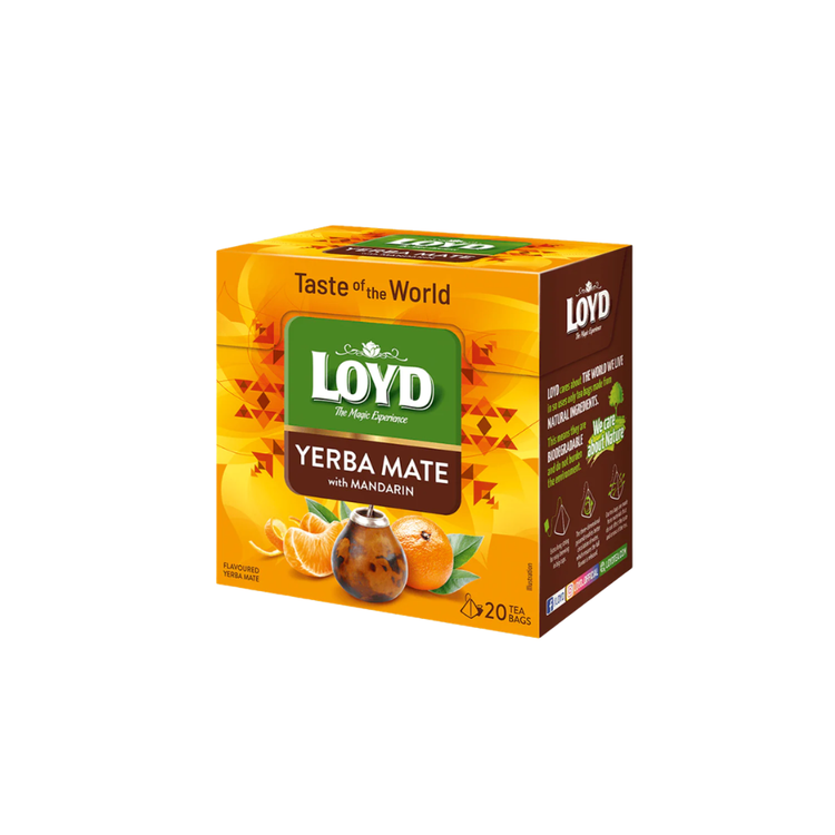 Loyd Tea Yerba mate with mandarin 10 x 20 x 2g