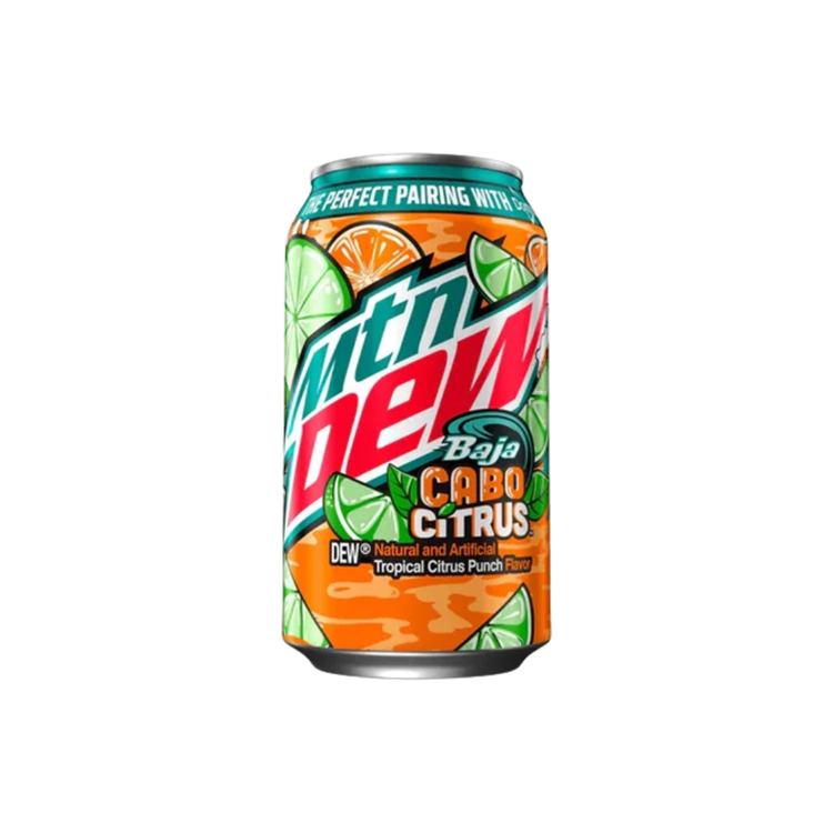 Mountain Dew - Baja Cabo Citrus 12 x 355ml