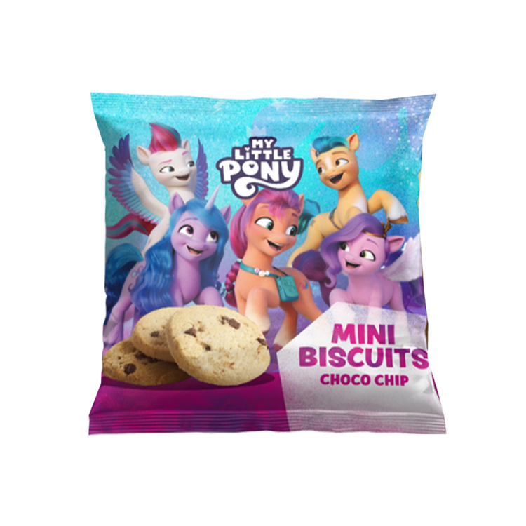 My Little Pony Choco Chip Mini Biscuits 100g x 24