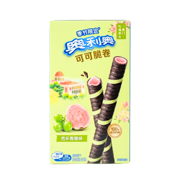Oreo Cocoa Crisp Roll Guava Green Grape 50g x 24