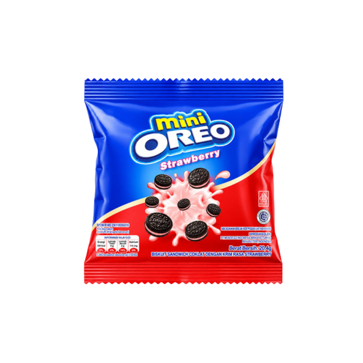 Oreo Mini Pouch Strawberry 6x 10 x 20g