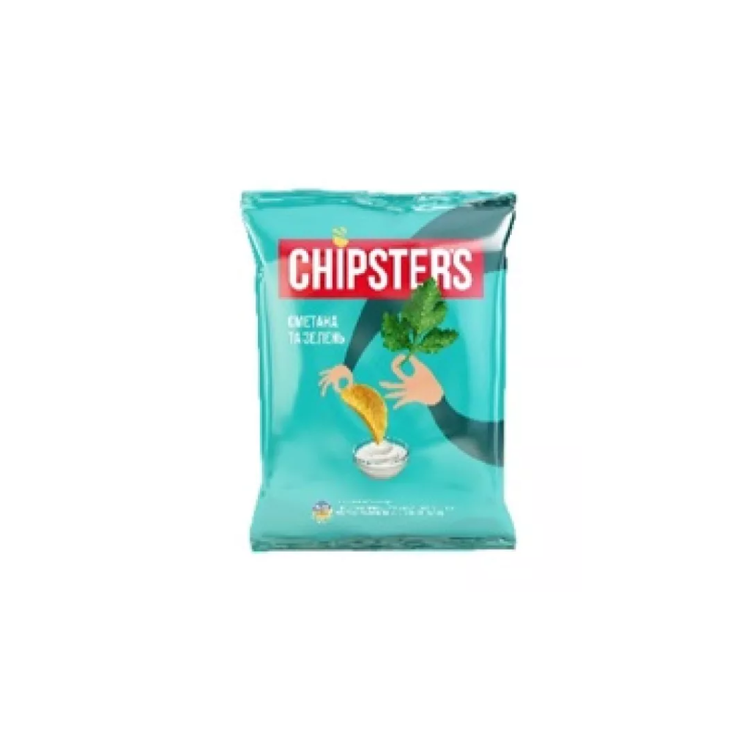 Chipsters Cream And Herbs 60g X 28