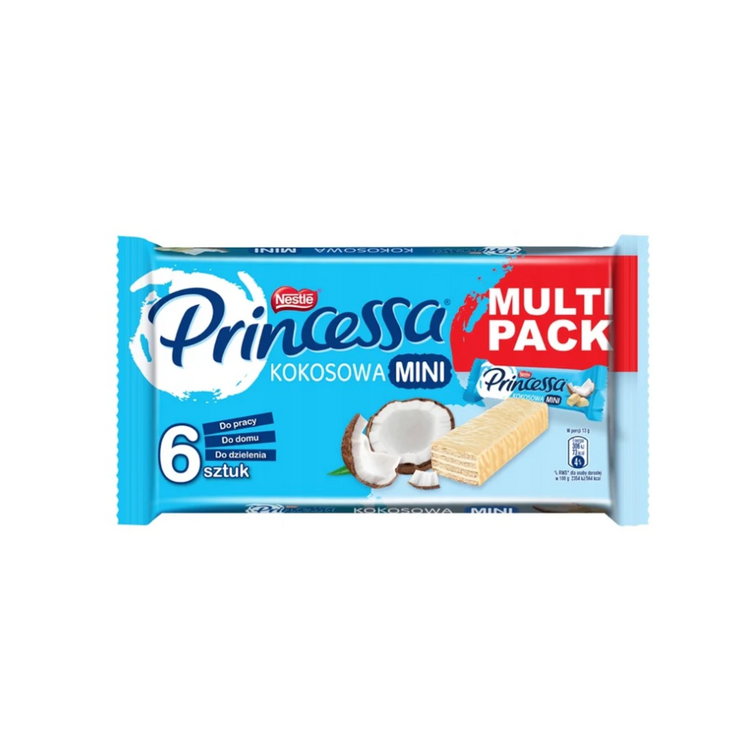 Nestle princessa White Coconut Wafer Multipack 6*13g X 14
