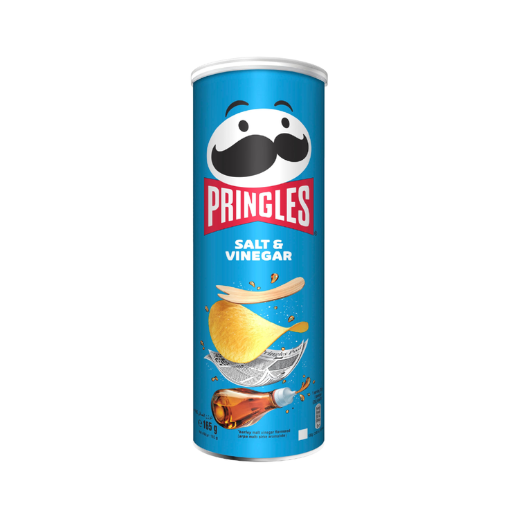 Pringles Salt And Vinegar 165g X 19