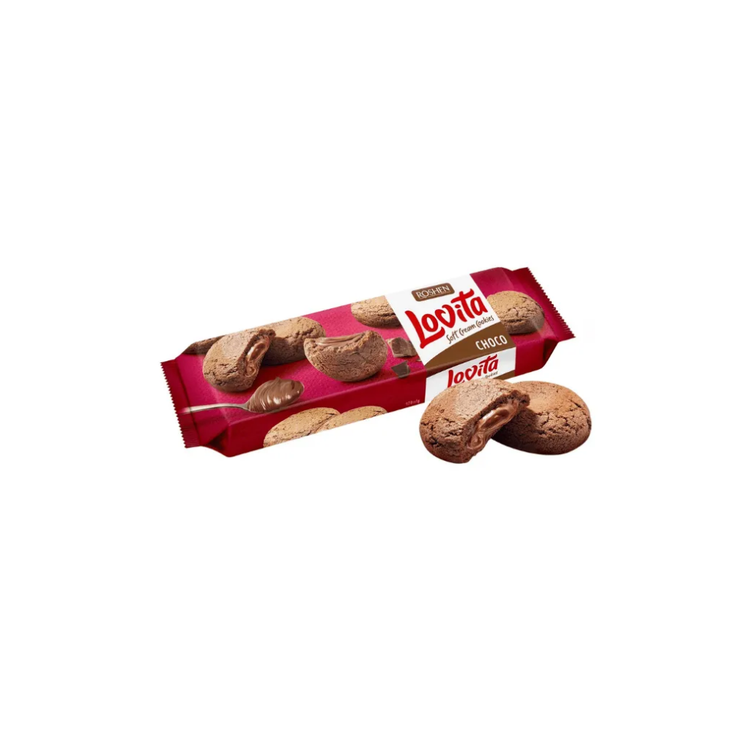 ROSHEN Kekse Lovita Soft Cream Choco 127g X 18