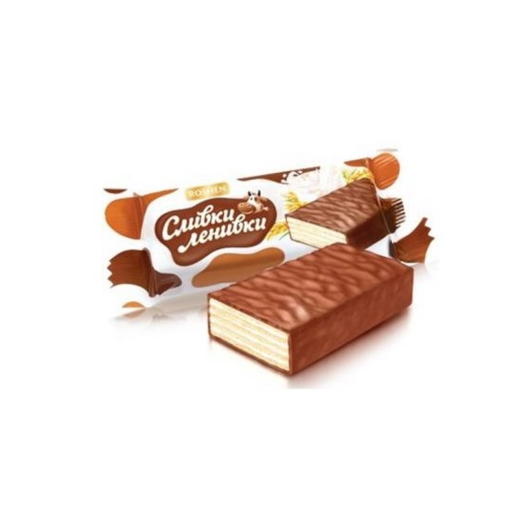 ROSHEN Lazy Cow Waffle Pralines with Milk Filling, loose, 1 kg x 1