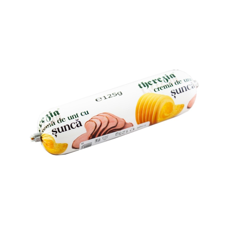 RO Terezia Branza crema and Sunca/processed cheese ham 125g X 24