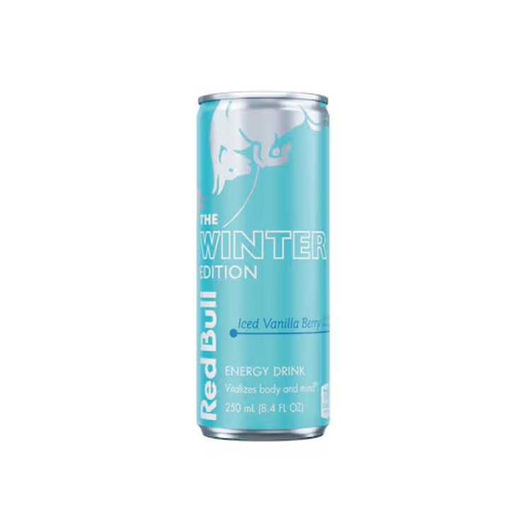 Red bull Energy Drink Ice Vanilla Berry Can 250Ml x 12