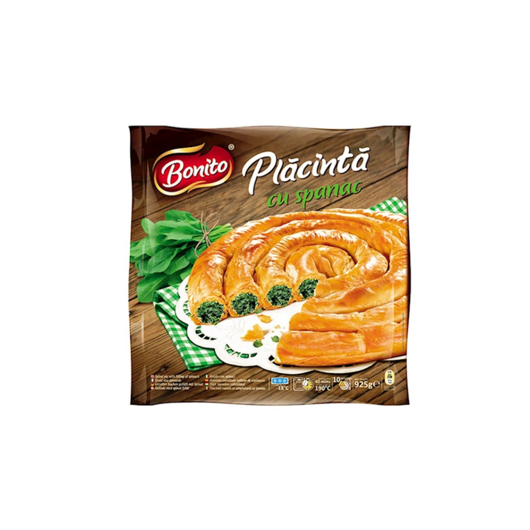 Ro Bonito Placinta spanac/puff pastry cake/spinach 800g x 6