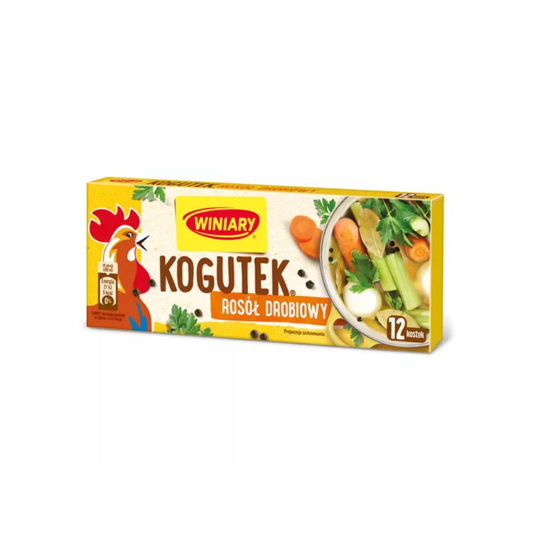 Winiary Kogutek Rosol Drobiowy Chicken  Stock Cubes 108G x 16