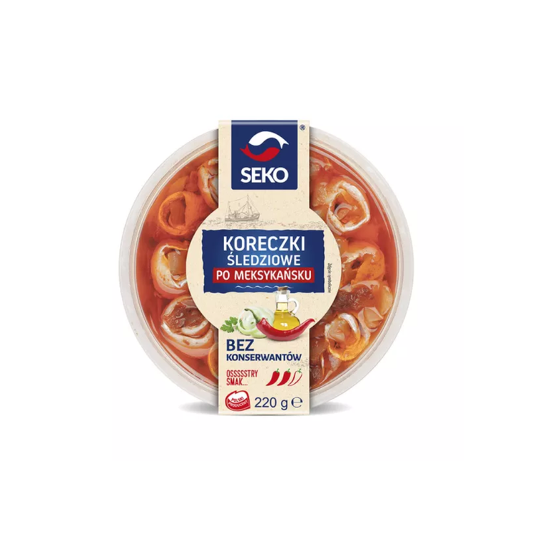 Seko Mexican Style Herring Corks 220g X 12