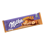 Milka Mmmax Milk Chocolate With Caramel Filling And Whole Hazelnuts 300g x 12